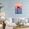 Stupell Industries USA Flag Against Sunset Framed Giclee, design by Jeff Poe Photography